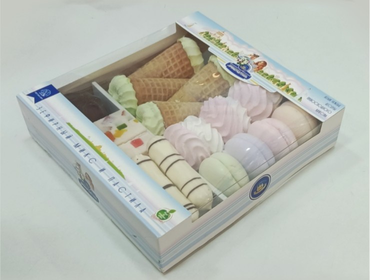 Обзорная крышка «Автомат»  20х12х6 см., картон МГК и хром-эрзац